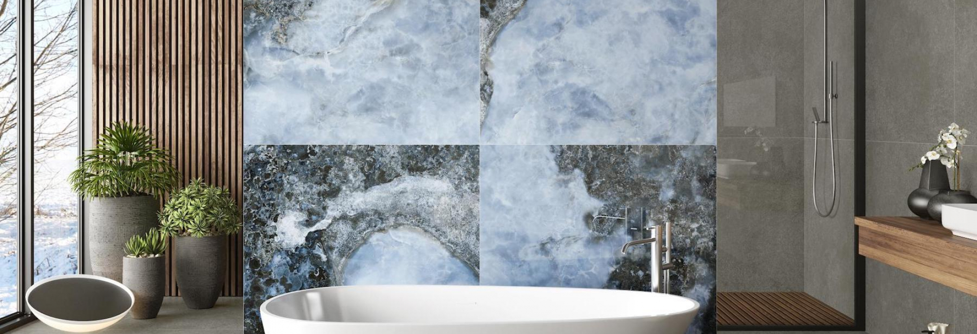 Luxusní série Sky La Futura v koupelně a restauraci