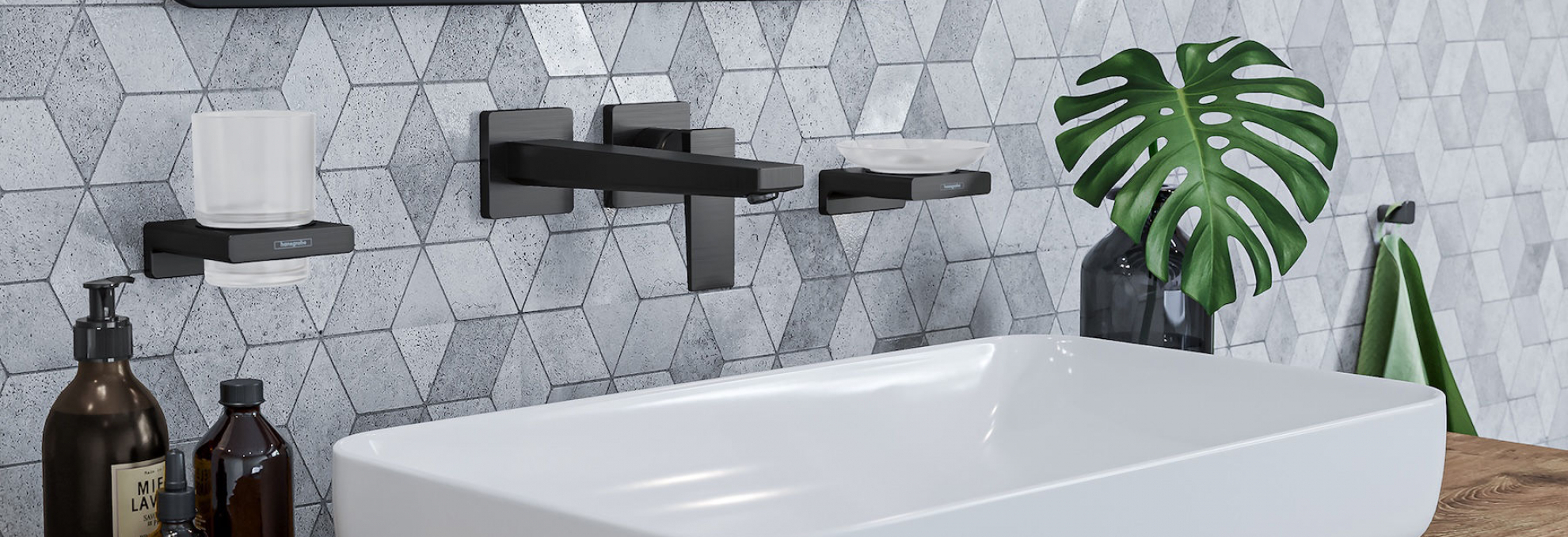 Designové koupelnové doplňky AddStoris od Hansgrohe