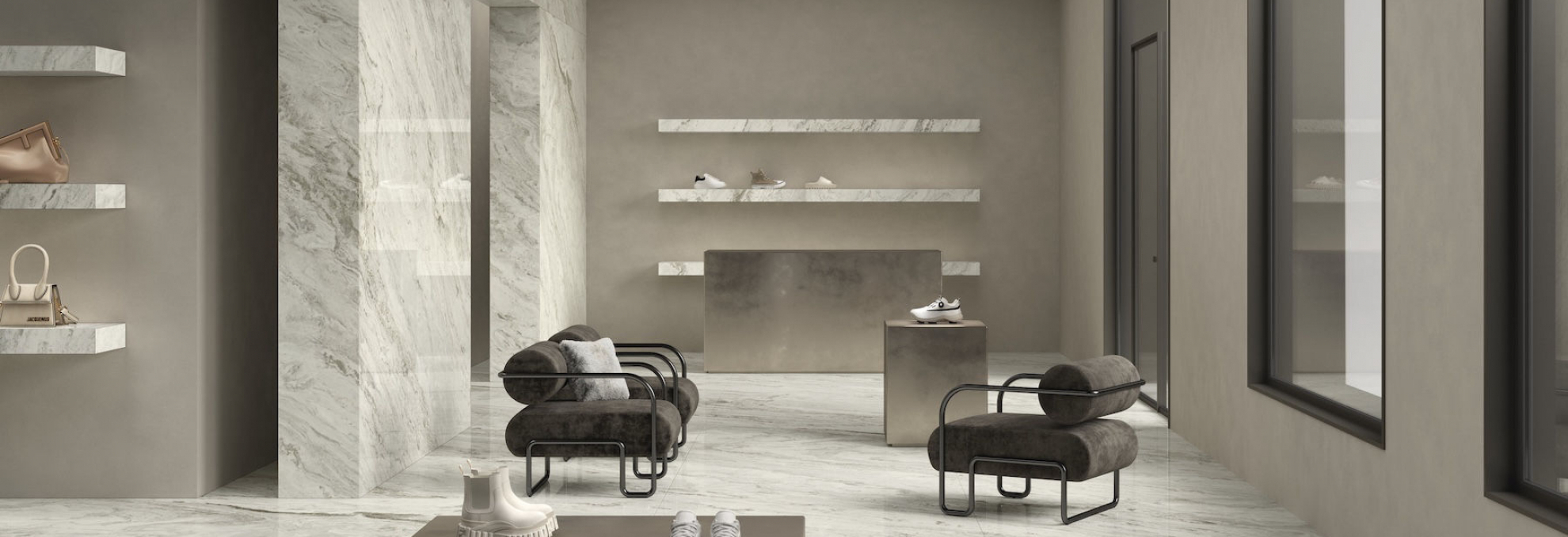 Obchod s dlažbou a obkladem Marmi Maxfine v designu Palissandro Blue