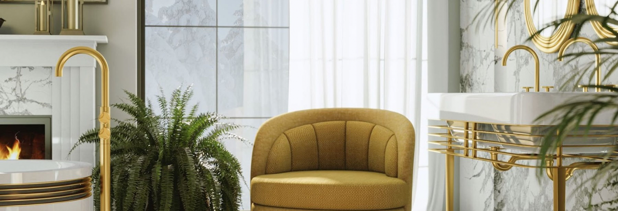 Koupelna s vodovodními bateriemi Harley od GRAFF