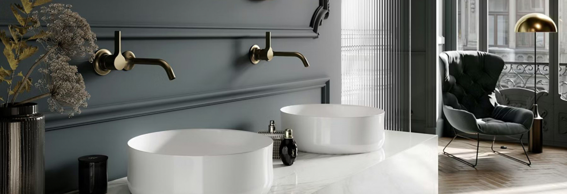 Koupelnové umyvadlové mísy Ming od Kaldewei