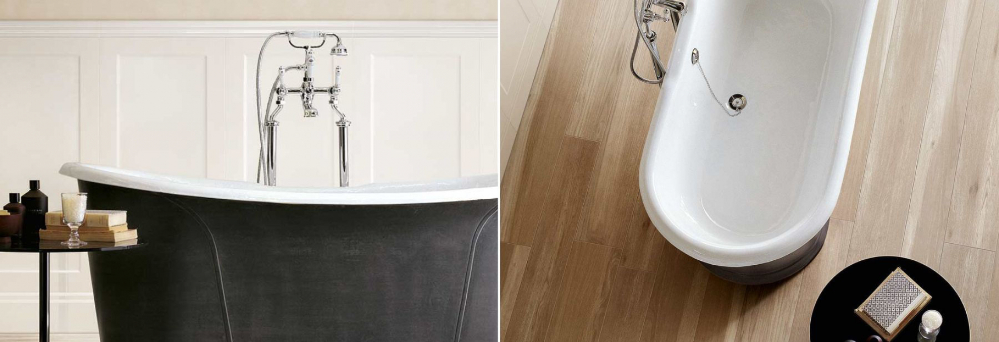 Keramická dlažba v designu dřeva Wooden Tile v koupelně