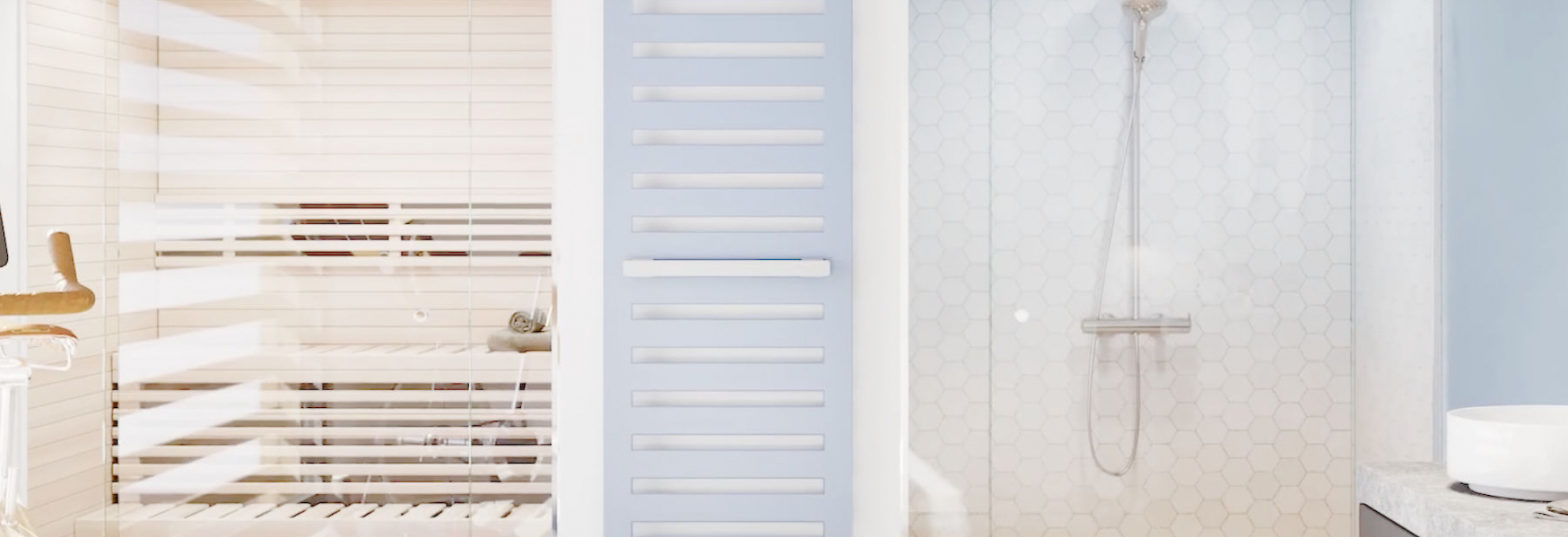 Koupelnový radiátor Metropolian Bar od Zehnder