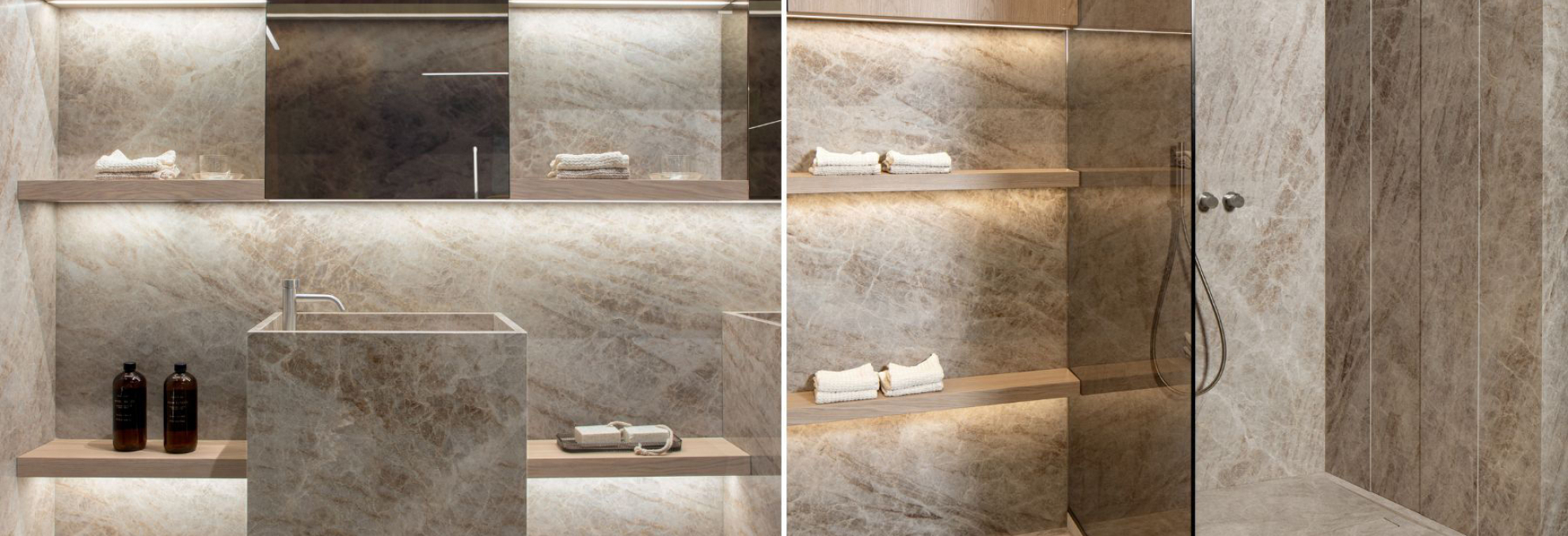 Koupelna s obkladem a dlažbou Iconic Life od výrobce Florim