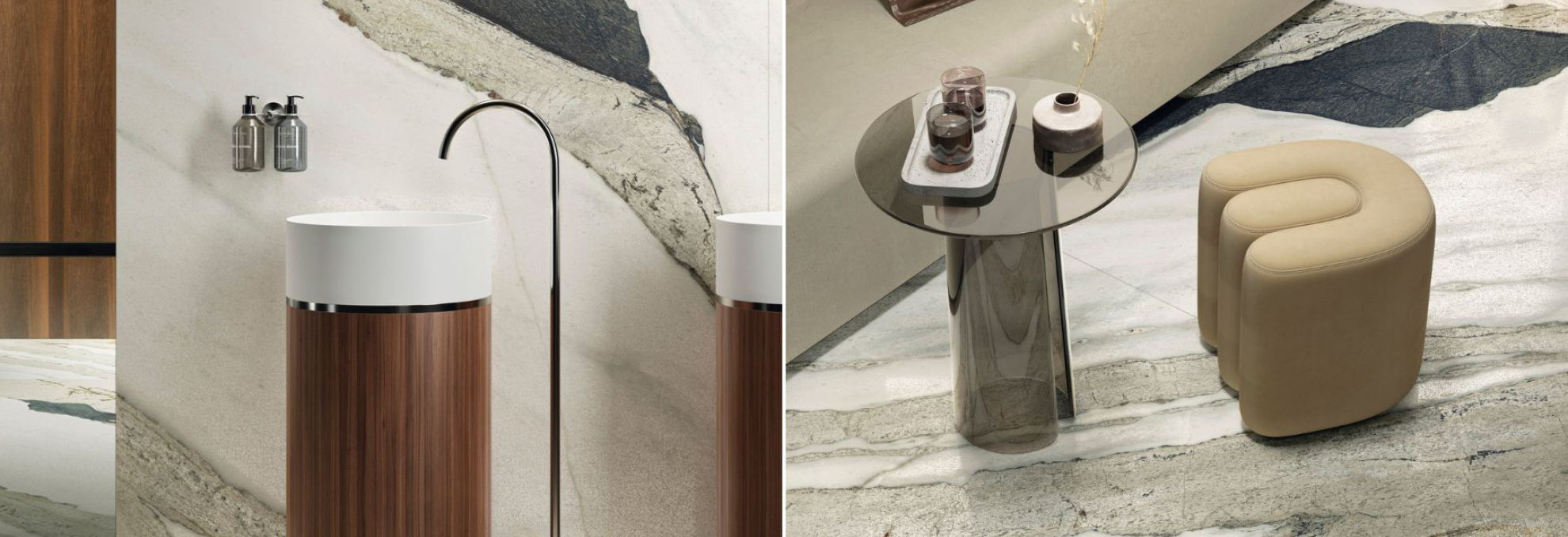 Soukromý interiér i veřejné prostory ze sérií Marmi Maxfine