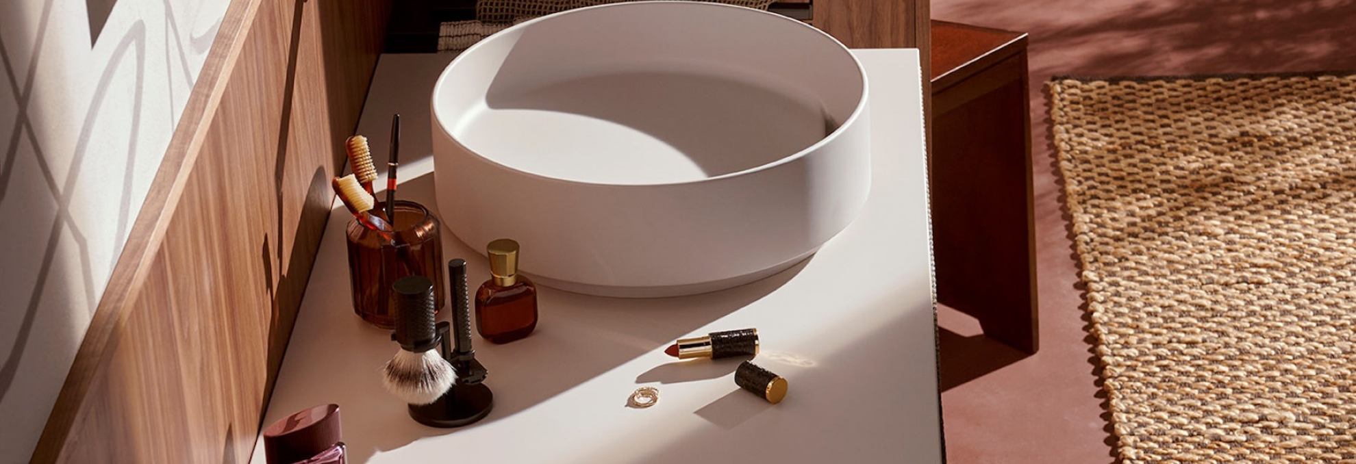 Designové umyvadlo Xuniva Evo od Hansgrohe v koupelně