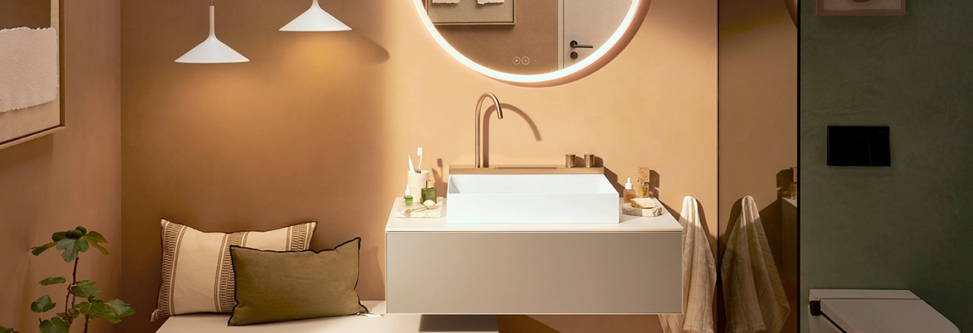 Umyvadlová sestava Hansgrohe Xevolos E pro každou koupelnu