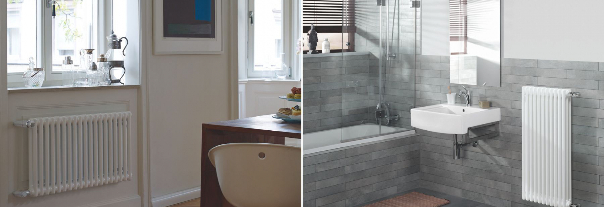 Bytový radiátor Zehnder Charleston Retrofit v interiéru