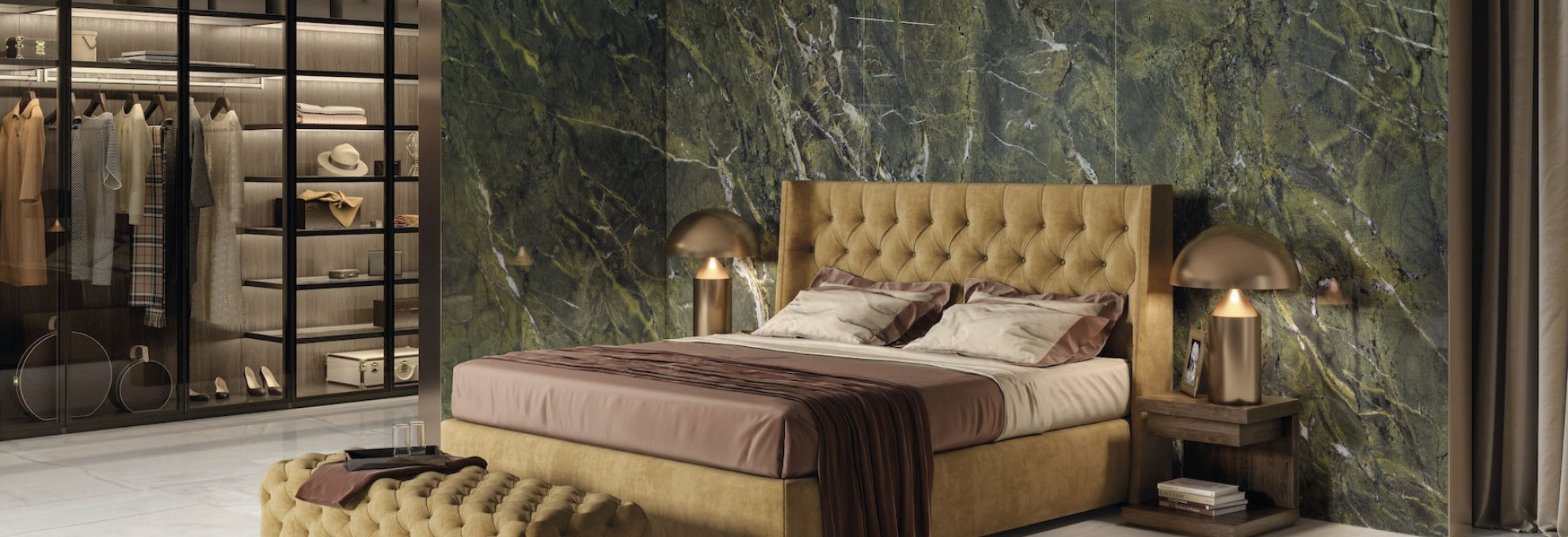 Nadčasová a elegantní dlažba Onici Maxfine v designu Onice Perla