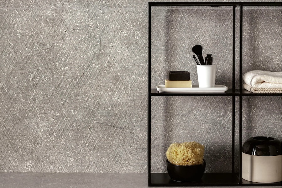 Keramický obklad Stone Life od Florim na stěně v interiéru