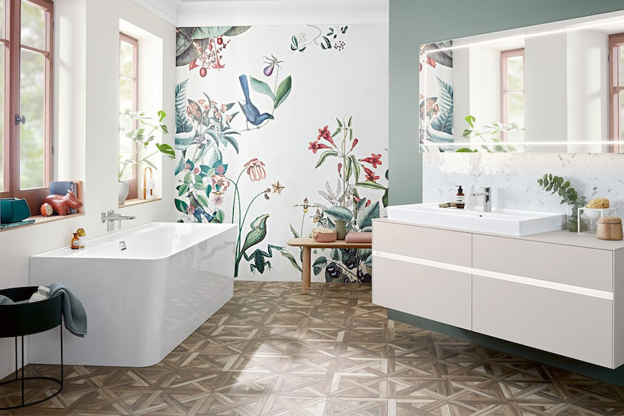 Elegantní a útulná koupelna se sérií Collaro od Villeroy & Boch