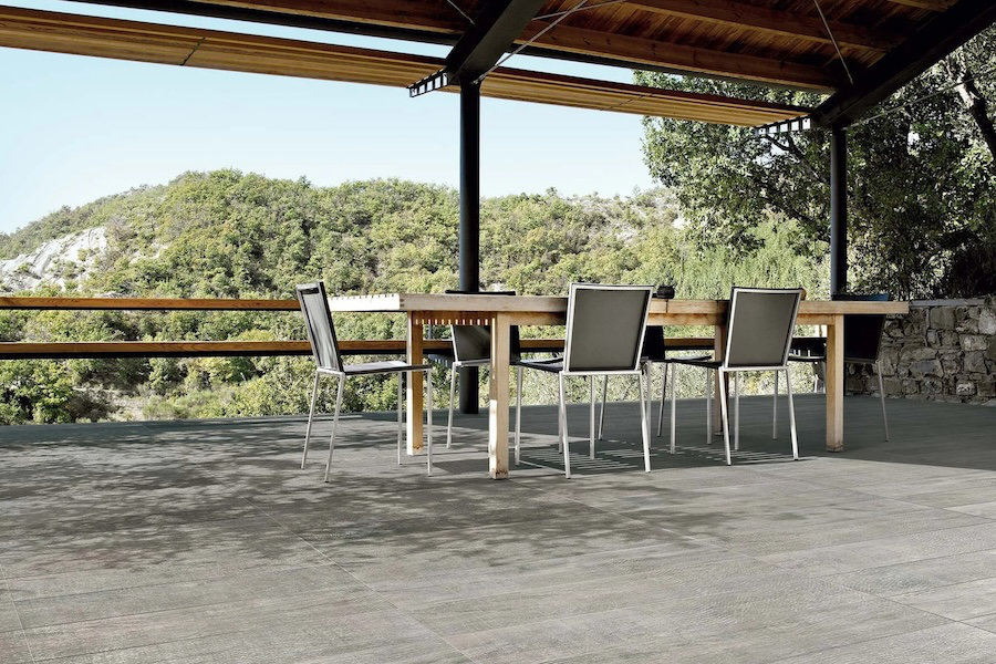 Exteriérová dlažba od Florim na terase