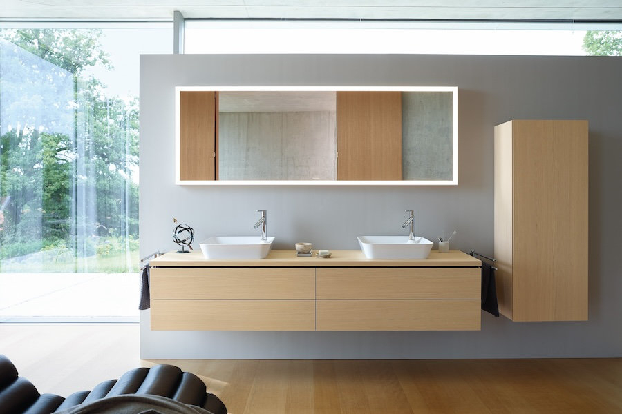 Minimalistický koupelnový nábytek L-Cube od Duravit