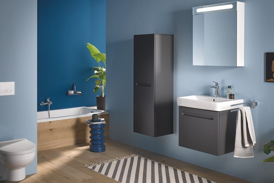 Sanitární keramika a nábytek No.1 od Duravit v moderní koupelně