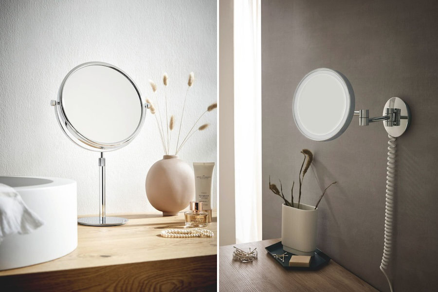 Koupelnová kosmetická zrcátka od Emco Bath