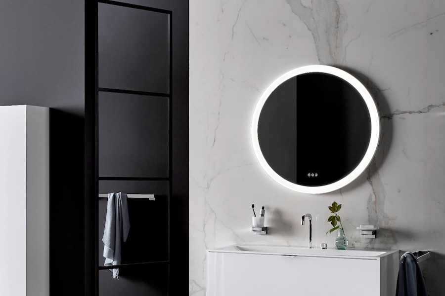 Kulaté nástěnné zrcadlo Round od Emco Bath