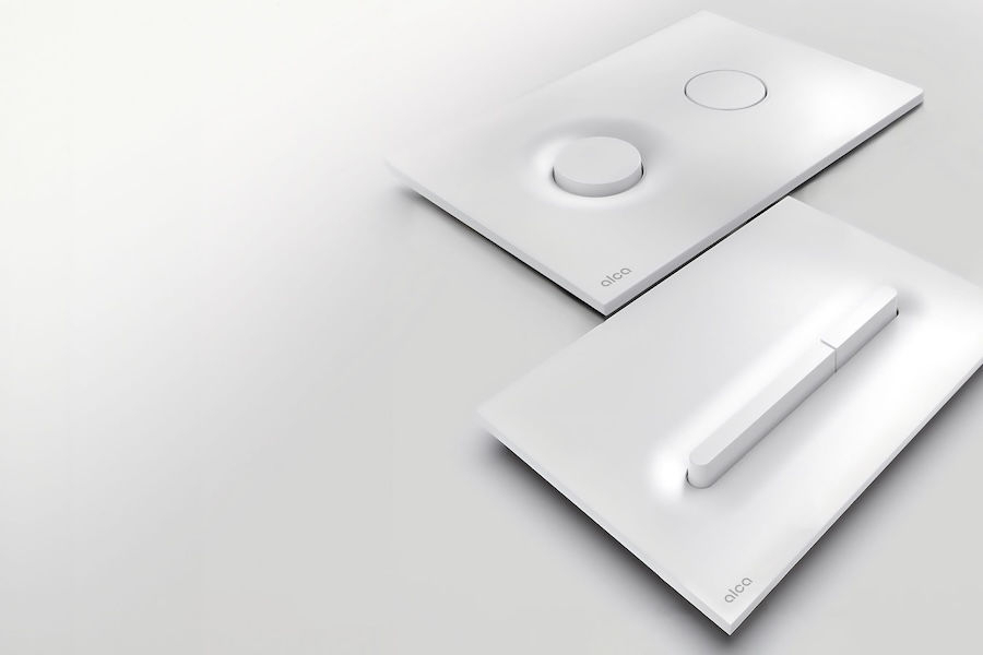Designová WC tlačítka od Alcadrain