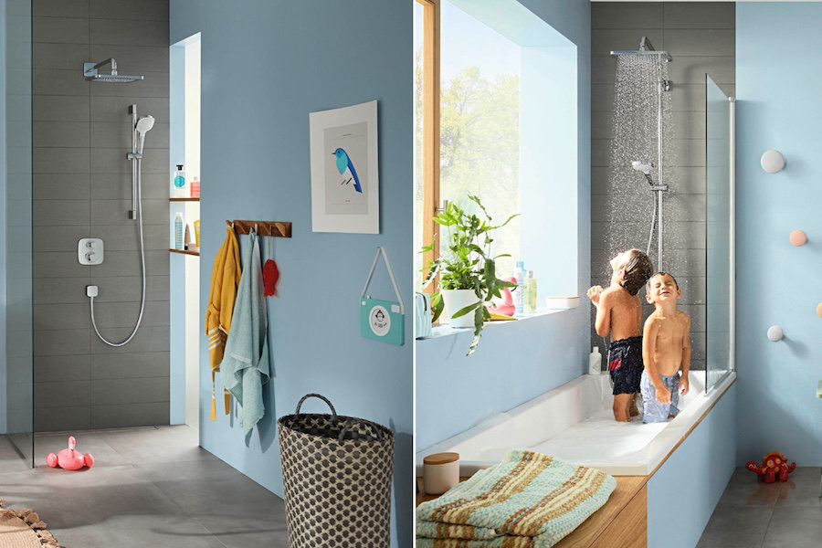 Sprchy a sprchové hlavice Croma od Hansgrohe