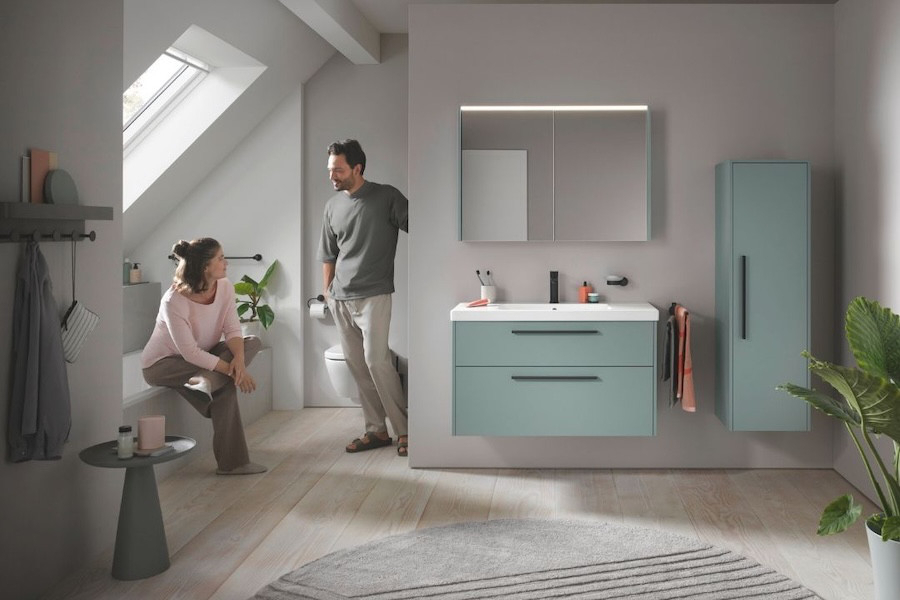 Elegantní koupelnová série D-Code od značky Duravit