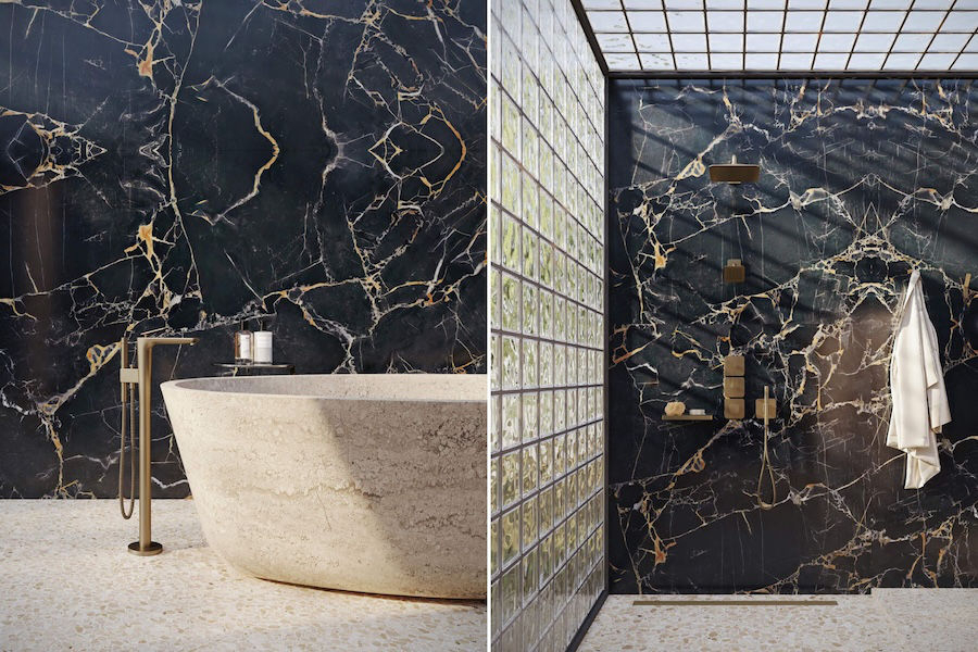 Kolekce vodovodních baterií Citterio C v hotelovém pokoji