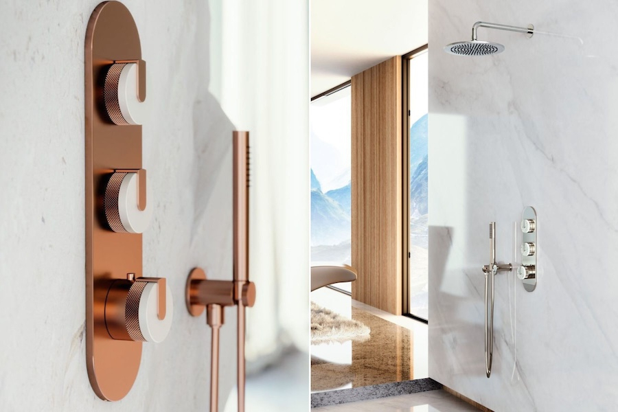 Designové vodovodní baterie Mod+ do koupelny od značky GRAFF