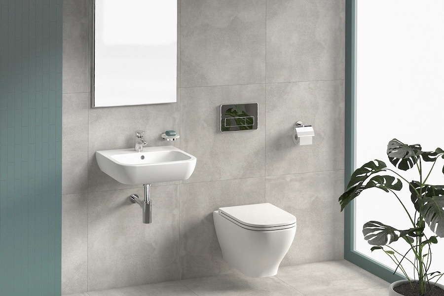 Koupelna se sanitární keramikou Deep od JIKA