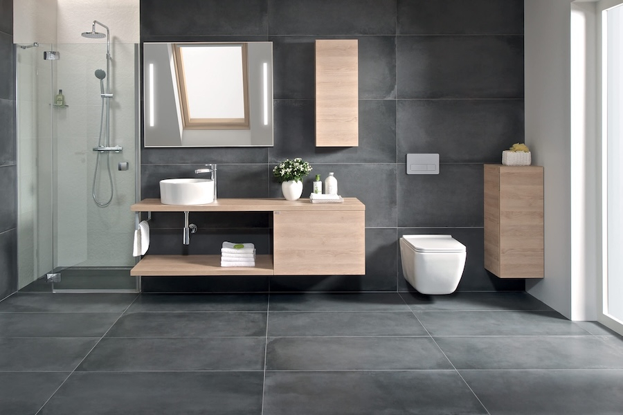 Koupelna se sanitární keramikou Cubito Pure od JIKA