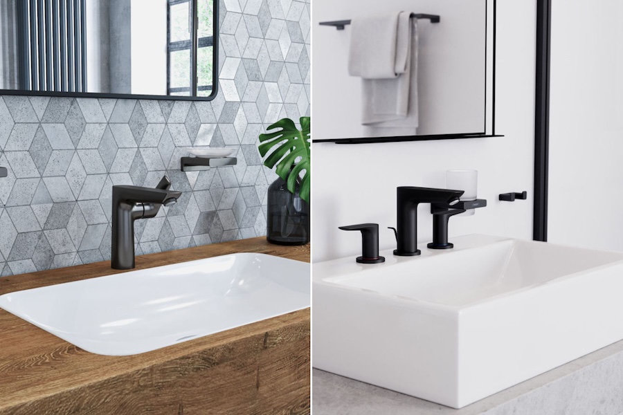 Vodovodní baterie Talis od Hansgrohe v koupelně