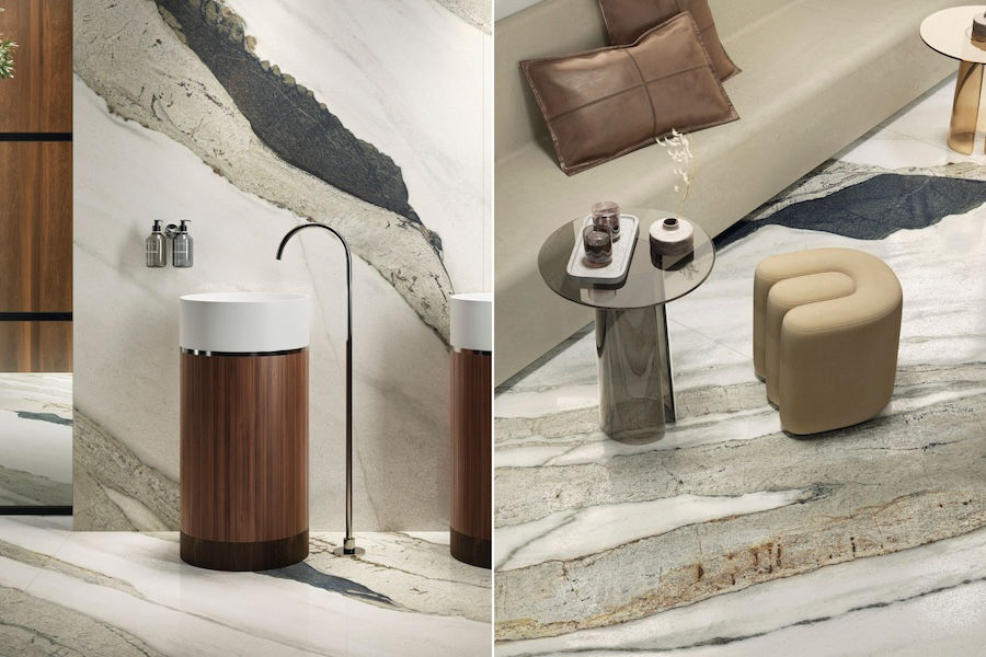 Soukromý interiér i veřejné prostory ze sérií Marmi Maxfine