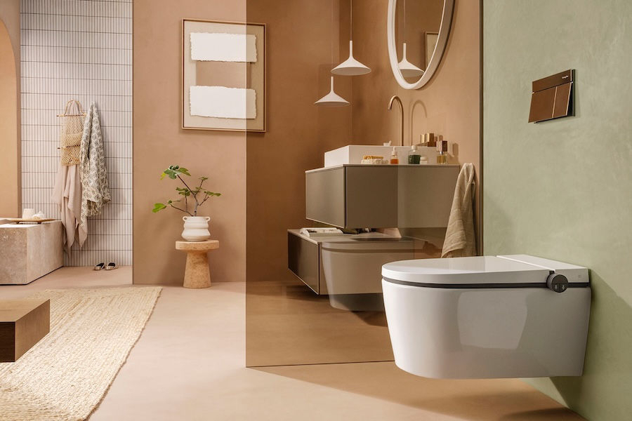 WC se sprškou LavaPura Element od značky Hansgrohe