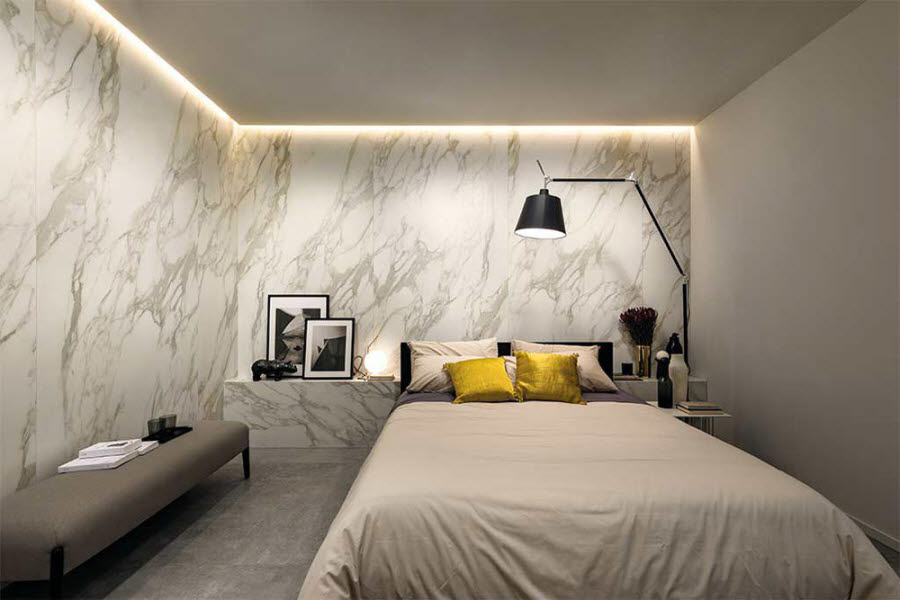 Obklad I Classici de Rex v ložnici a koupelně