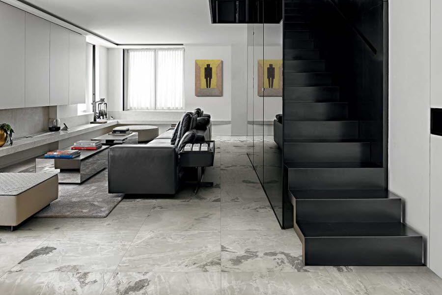 Obklady a dlažby Onyx&More v interiéru domu