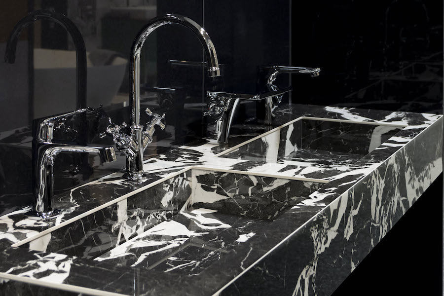 Žíhané umyvadlo Milano Piu - Triplo na vzorkovně v Bratislavě