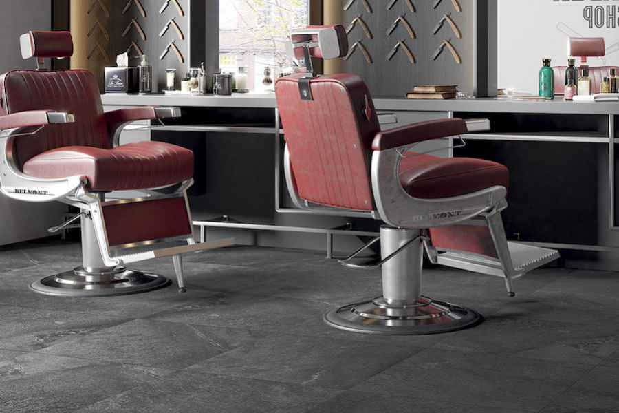 Dlažba FMG Blast v kadeřnictví