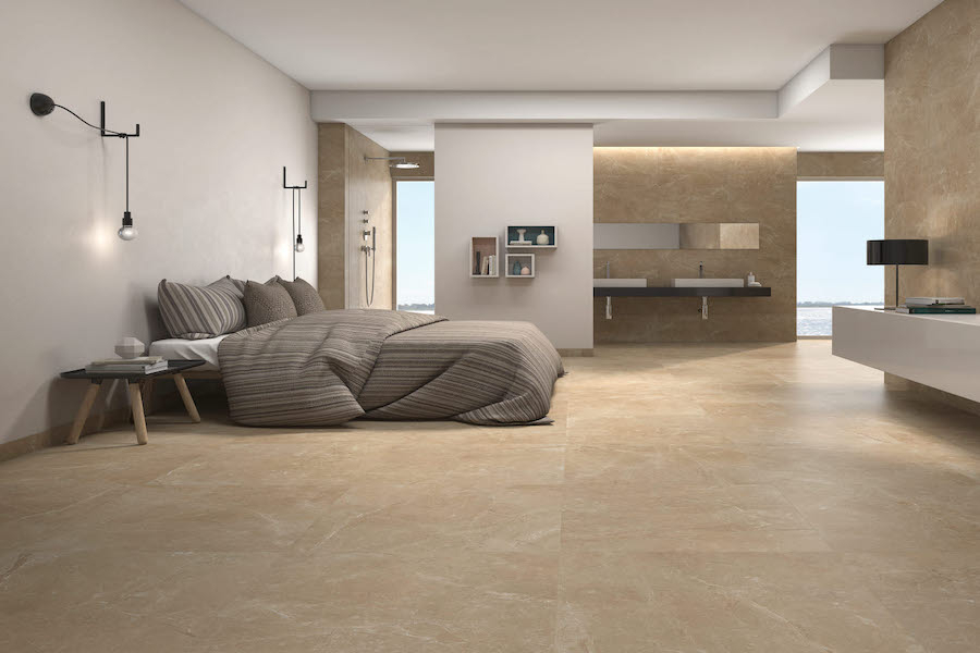 Obklad a dlažba Imperium v hotelovém pokoji