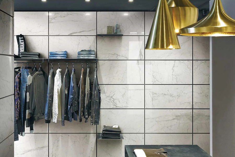 Dlažba Antique Marble v pánském butiku