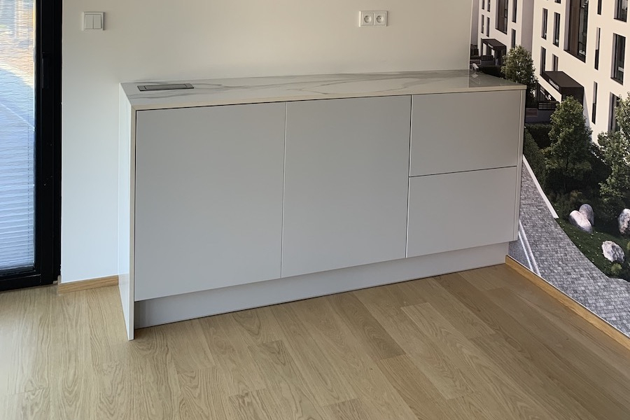 Kuchyně Nobilia s pracovní deskou TechnoArt Stone