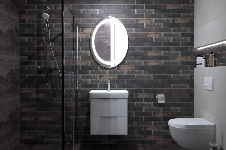 Industriální koupelna ze série Diesel Stage