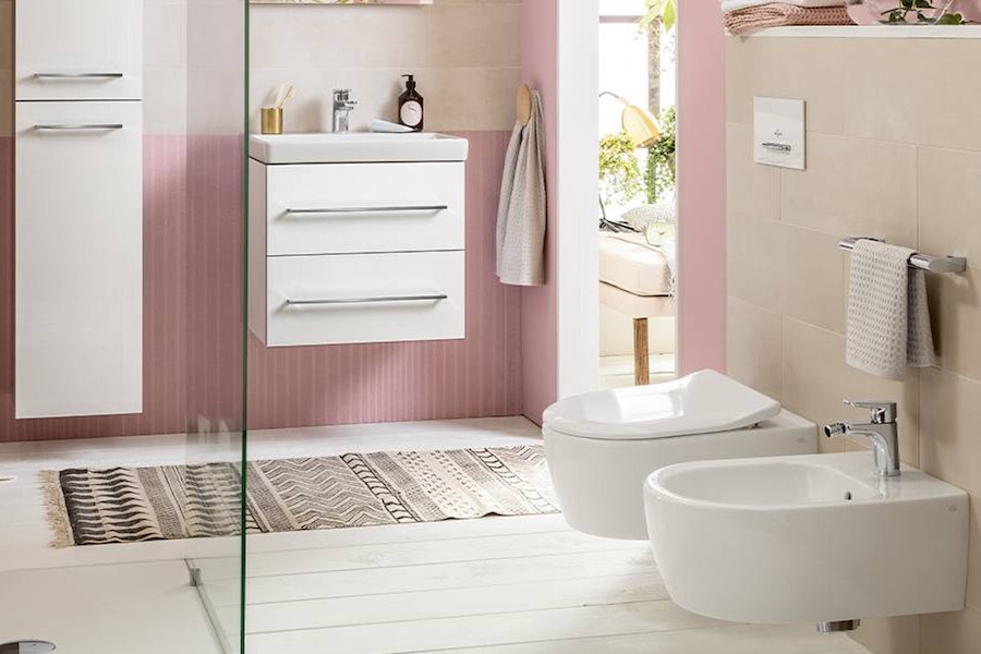 Koupelna ze série Avento od výrobce Villeroy & Boch