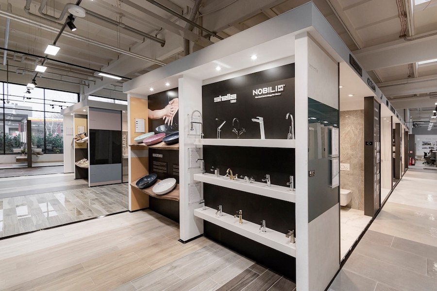 Vodovodní baterie značek Nobili a Stella1882