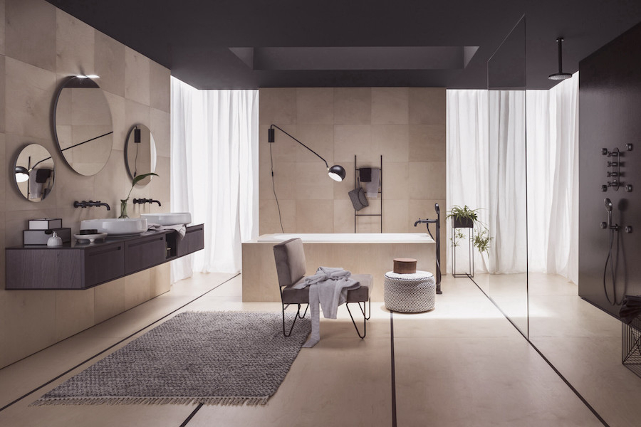 Kolekce vodovodních baterií Nobili Lira v matně černém provedení