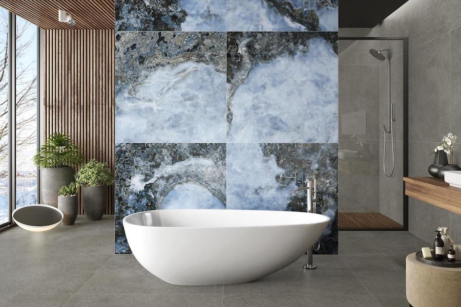 Luxusní série Sky La Futura v koupelně a restauraci