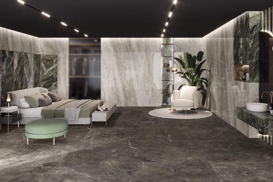 Série Heritage Luxe v moderní ložnici