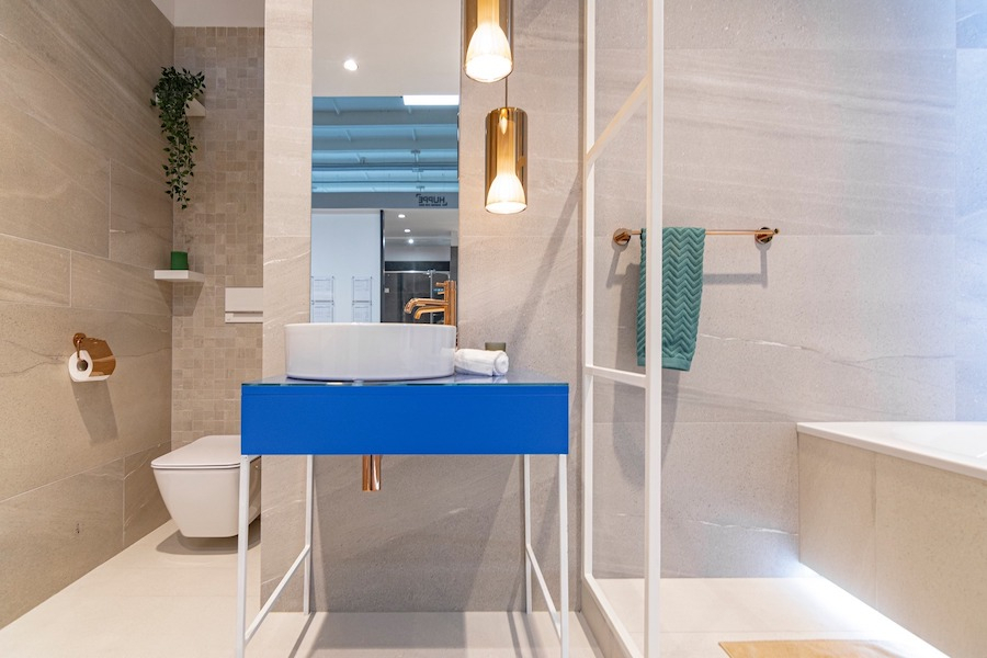 Prezentační kóje ze série Pietra Di Basalto od výrobce Iris