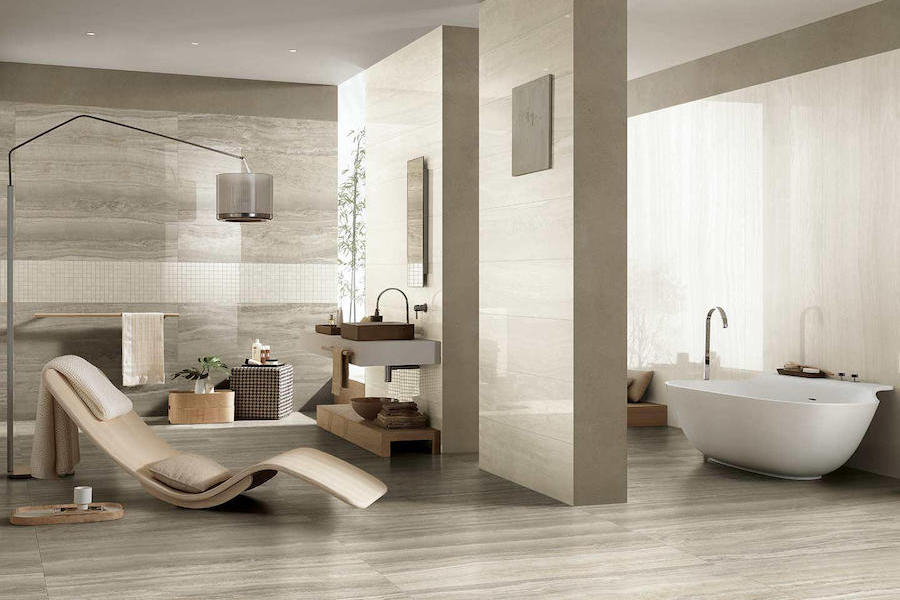 Koupelna v designu kamene ze série Onyx of Cerim