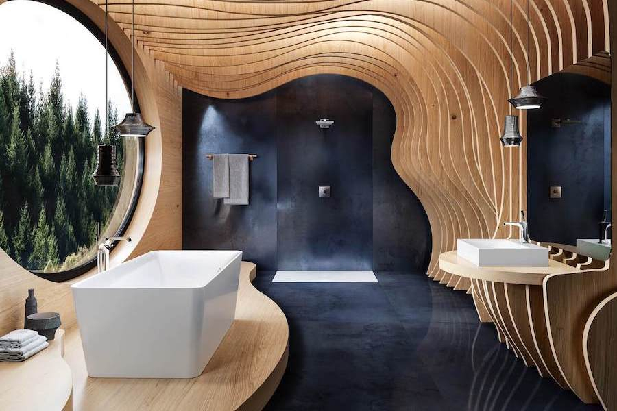 Koupelna s udržitelnými produkty od Kaldewei