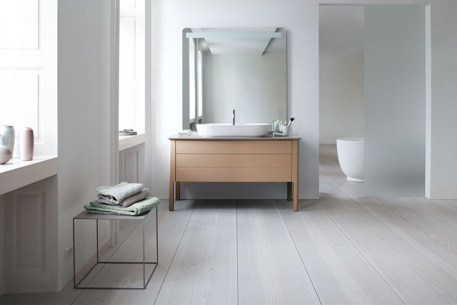 Koupelna ve skandinávském stylu s kolekcí Duravit Luv