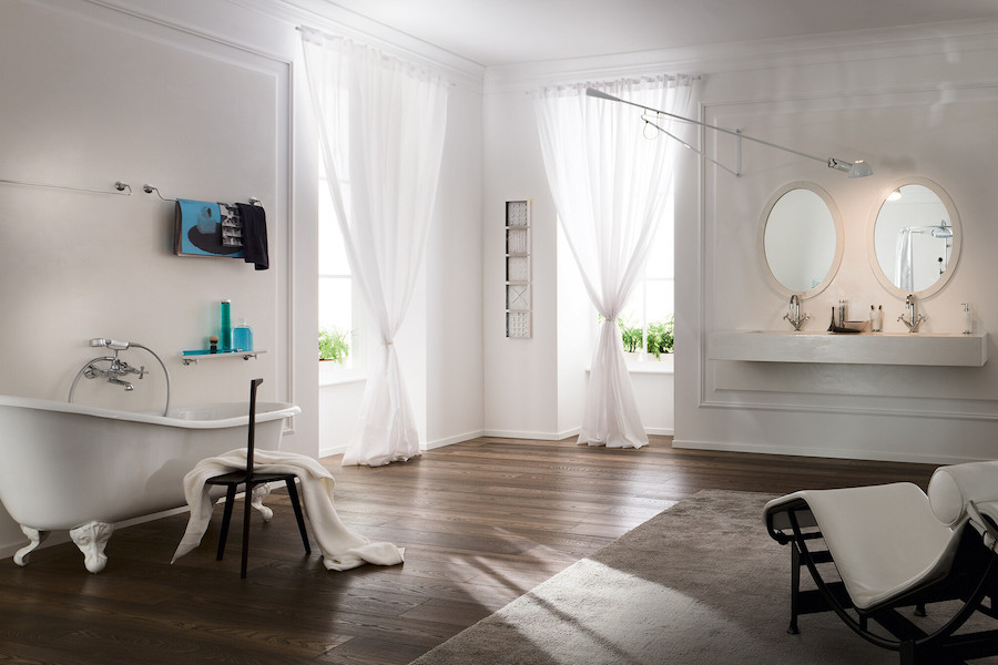 Koupelna s vodovodními bateriemi Nobili Carlos Primero