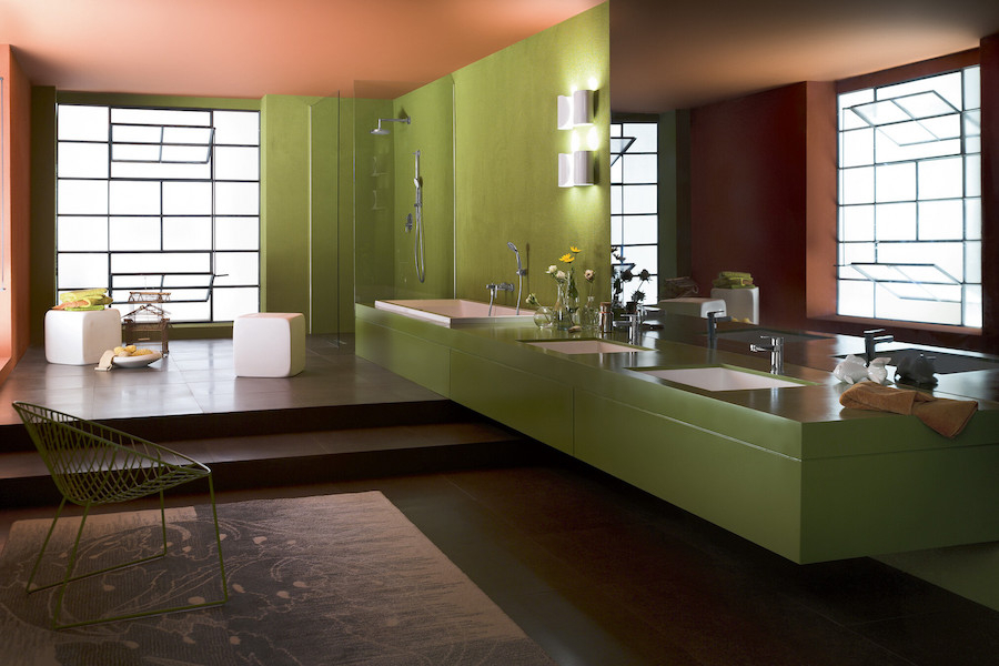 Moderní koupelna s vodovodními bateriemi Nobili New Road