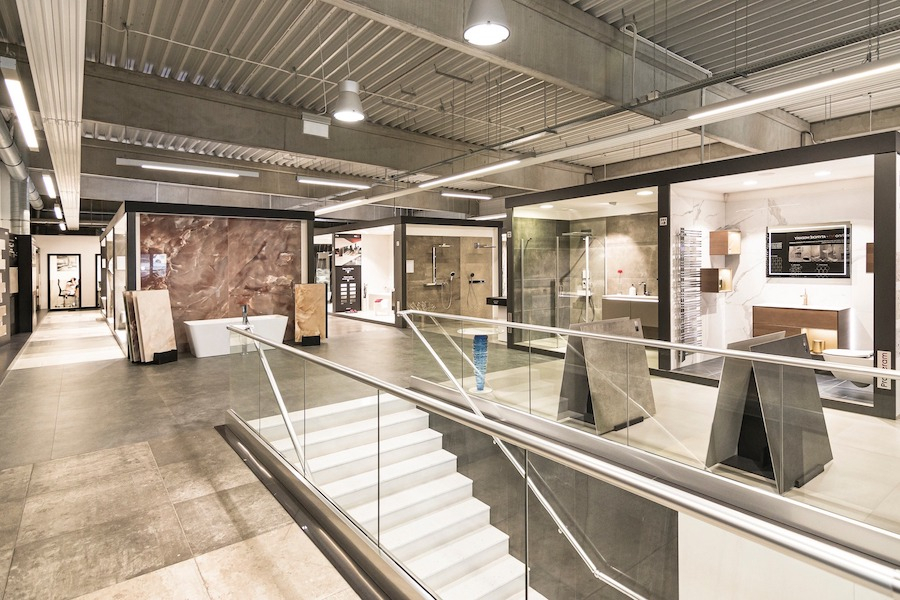 Obklady, dlažby a sanita v showroomu ProCeram v Brně